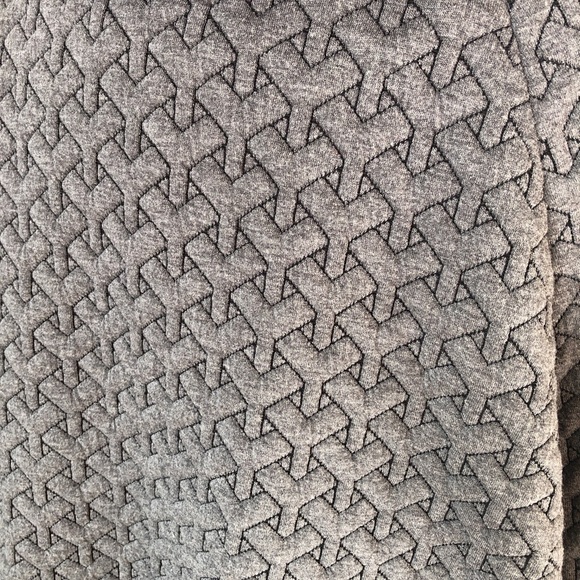 Gallery Charcoal Patterned Knit Hooded Coat - Picture 8 of 12